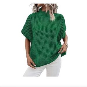 Women's Green Knit Sweater